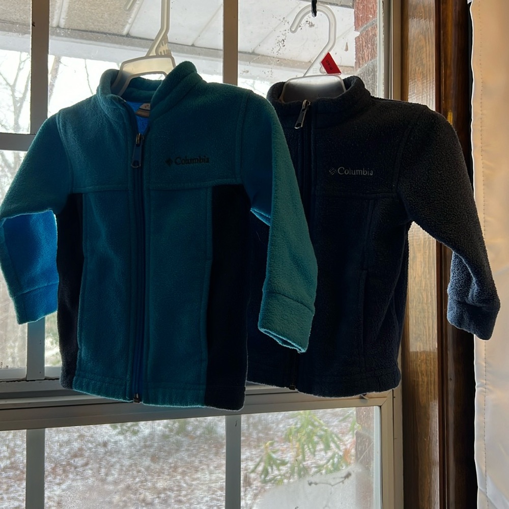 12-18months Columbia fleece jackets